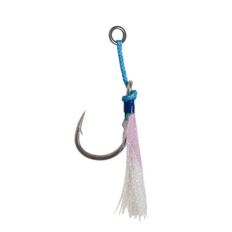 Mustad J-Assist5 Ocean Crystal Jigging Assist Rig Size 3/0 – Q’ty/Pk 3