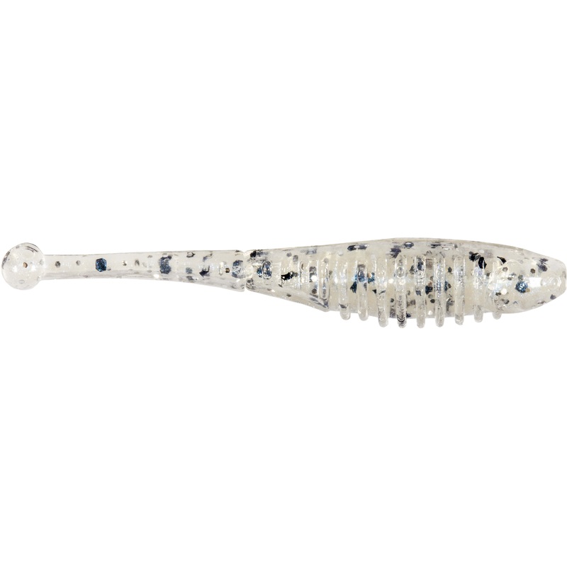 Z-Man Baby BallerZ Soft Plastic Minnow – 8 Pack Blue Glimmer Sparkle 2 inch