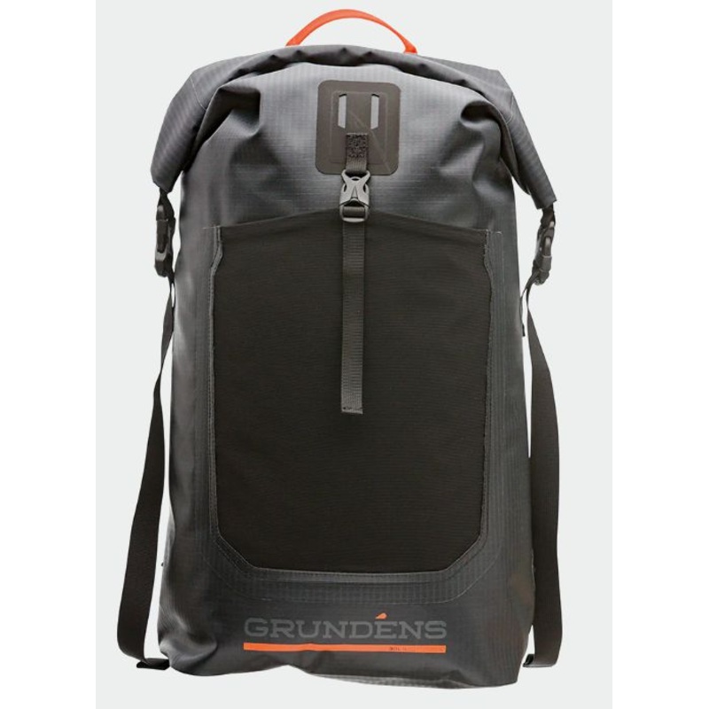 Grundens Bootlegger Roll Top Backpack 30L Red Orange