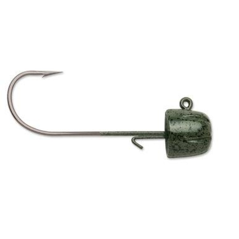 VMC FHMJ Finesse Half Moon Jigs Green Pumpkin Weight 3/32oz – Hook Size 1/0 – Q’ty/Pk 4