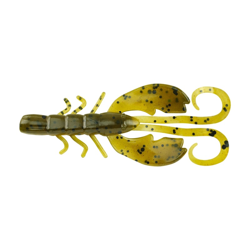 Berkley PowerBait Crazy Legs Chigger Craw Cinnamon Purple 3 in