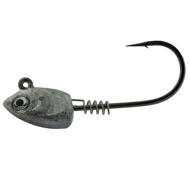 Gamakatsu Superline Swimbait Jighead 3 pack Unpainted #4/0 – 3/16 oz – 3pk