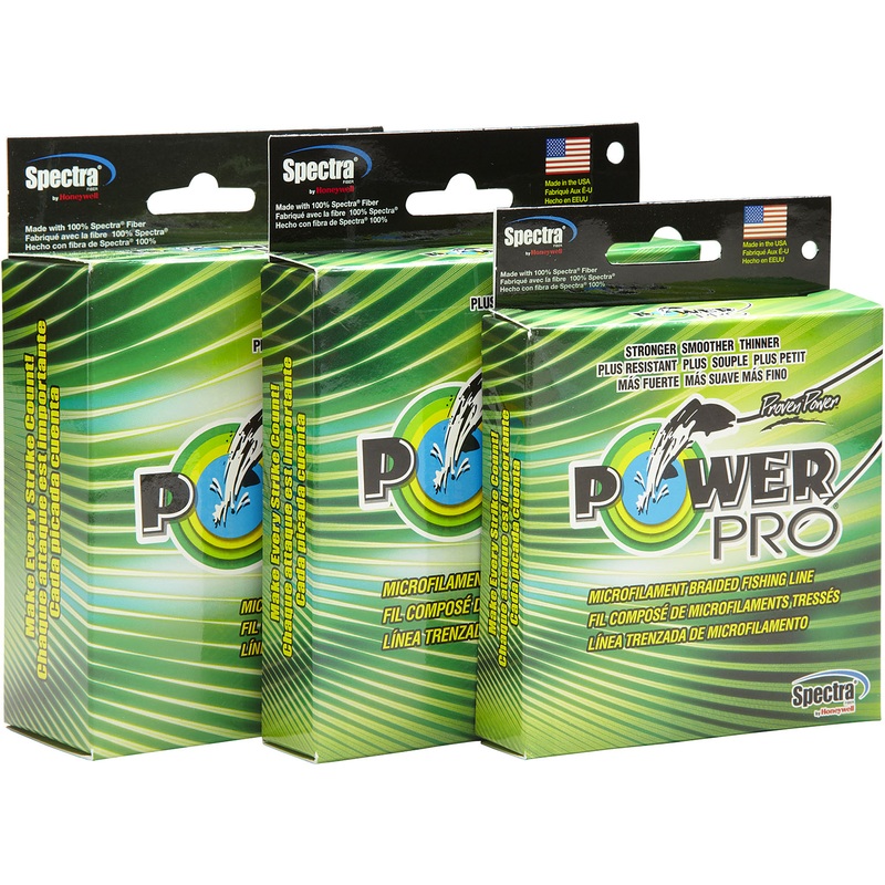 Power Pro Spectra White Braided Line 10 pound 100 yards
