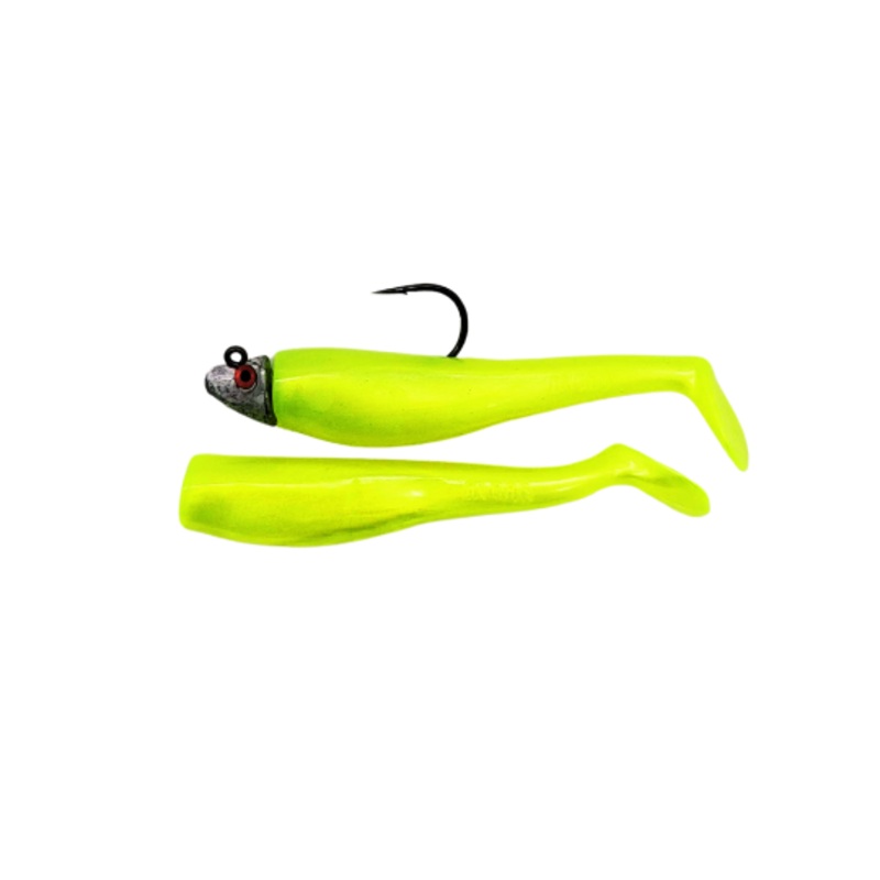Al Gags WF12-53 1/2 Oz 4” Whip-It Fish Silk Chartreuse