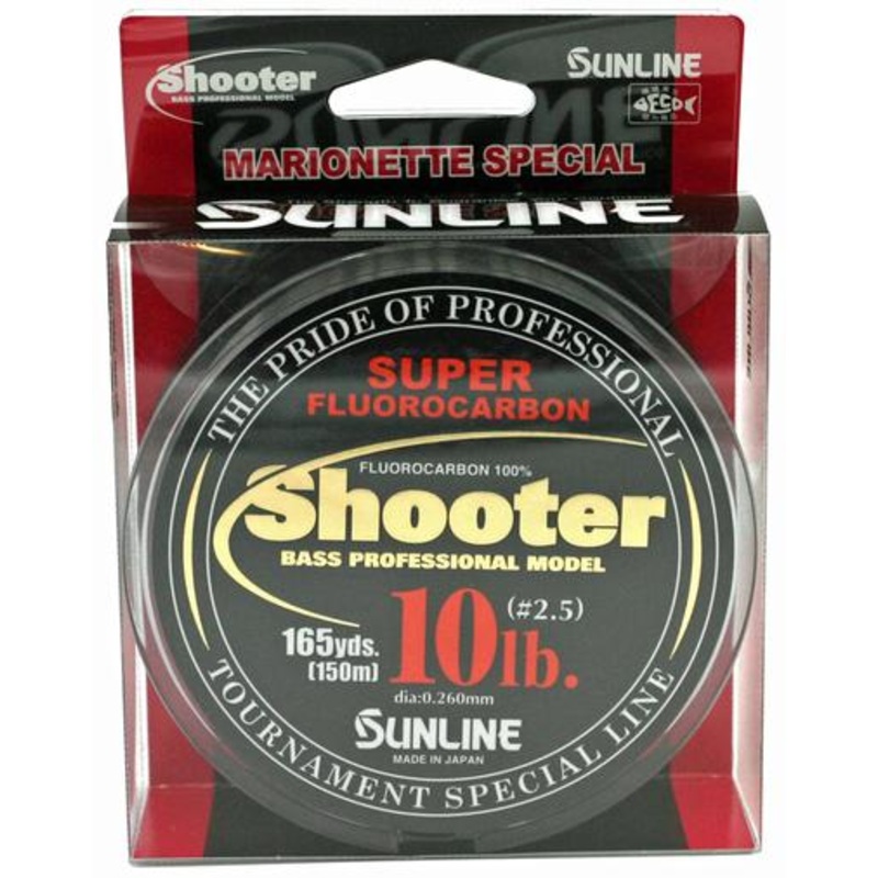 SALE – Sunline Shooter Fluorocarbon Line  (110yd – 165yd Spools) 10lb*
