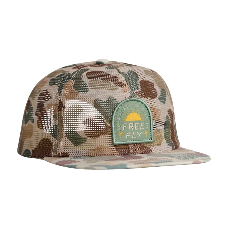 Free Fly Adventure Outfitters Mesh Hat Vintage Camo