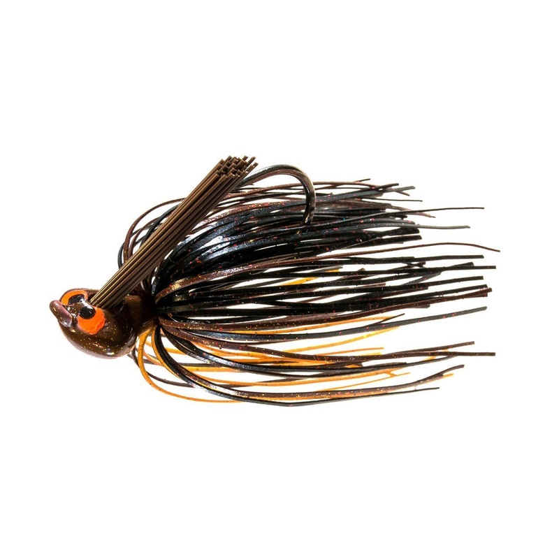 Z-Man CrossEyeZ Flipping Jig 3/8 oz. Black/Blue
