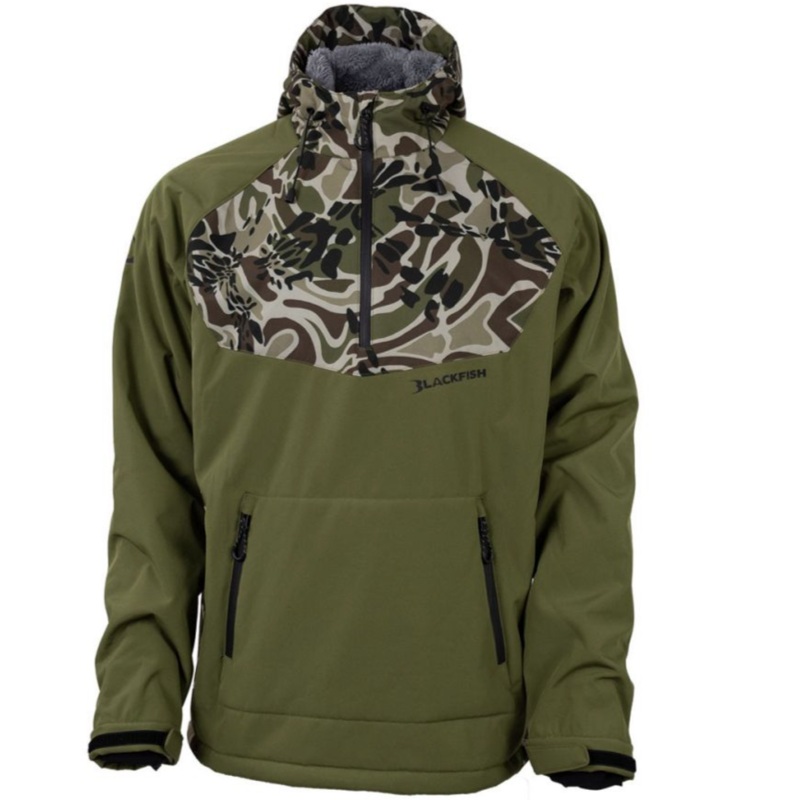 Blackfish Gale Softshell Pullover – Green/Prym1 OS Woods –