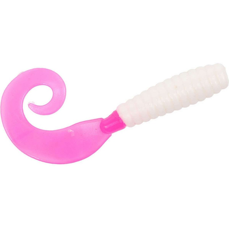 GOT-CHA Curltail Grub, 8″ Nite Glow, 25/Pack