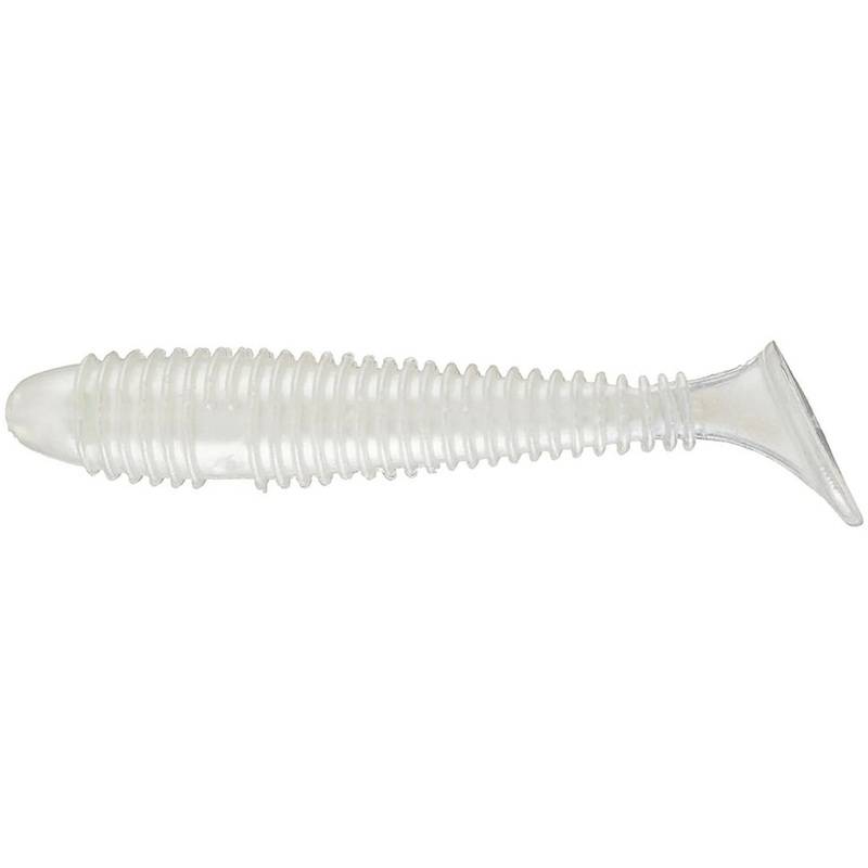 Lunkerhunt Mini Swimmer Paddle Tail Swimbait – 2 Inch Black 2 inch