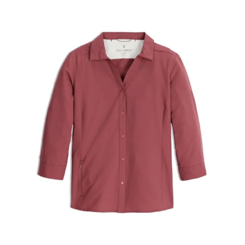 ROYAL ROBBINS WOMEN’S EXPEDITION PRO 3/4 SLEEVE – WILD RHUBARB WILD RHUBARB SM