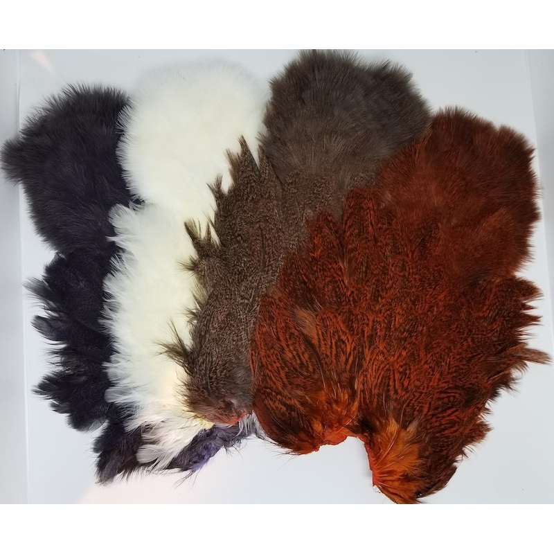 Whiting Farms Coq De Leon Hen Soft Hackle with Chickabou Pure White
