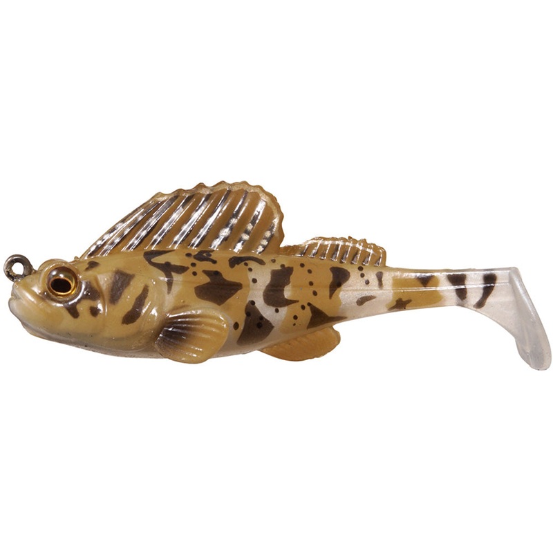 Megabass Dark Sleeper Soft Body Swimbait – 3 Inch Albino Pearl 3 inch – 1/2 oz