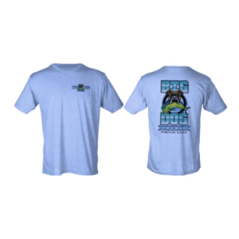 BDT MEN’S VERTICAL LOGO T-SHIRT LIGHT BLUE / SEAFOAM VERTICAL S