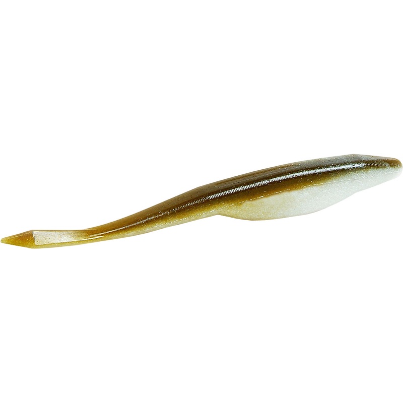 Gary Yamamoto 5 Inch D Shad Soft Plastic Jerkbait – 7 Pack Chartreuse/Electric Blue