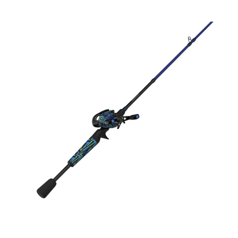 Roam Baitcast Combo, Energy Green/Blue 6’6″ MH 2pc, RH