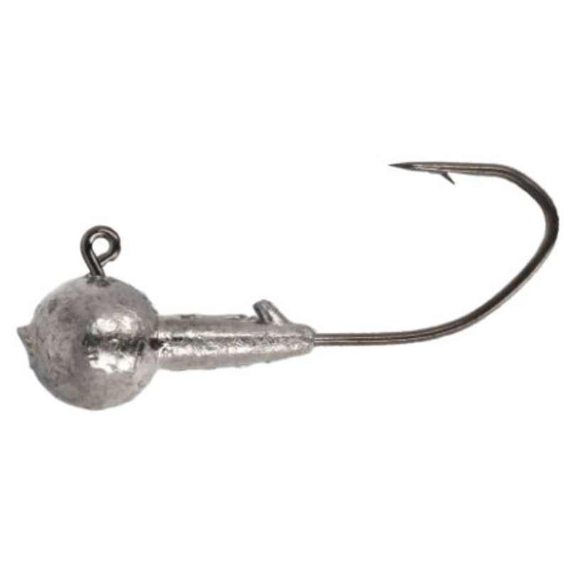 Eagle Claw Lazer Sharp Pro-V Ball Head Jig 3/8oz Unpainted