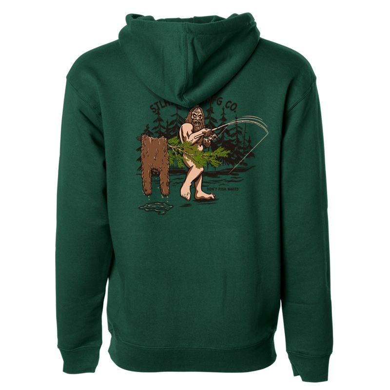 STLHD Mens Dont Fish Naked Standard Hoodie SM