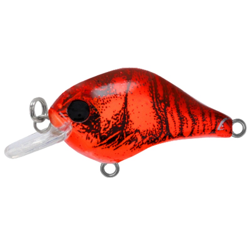 BILL LEWIS GNAT TINY CRANK Red Glitter Craw