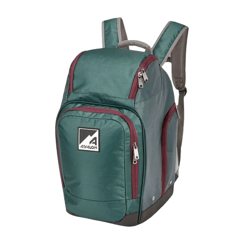 ATHALON ALPINE SKI BOOT BAG GREEN/CRANBERRY