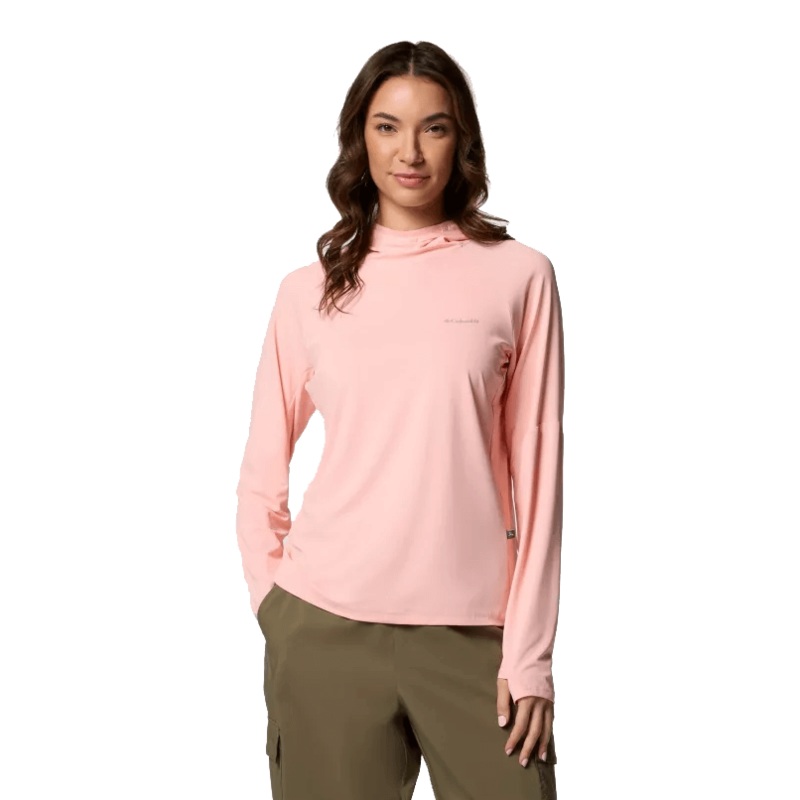 COLUMBIA WOMEN’S SKIEN VALLEY HOODIE – PINK SAND PINK SAND SM