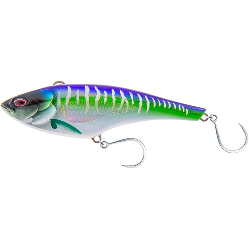 Nomad Design Madmacs 160 High Speed Sinking Trolling Lure – 6.25 Inch Black Pink Mackerel 6.25 Inch
