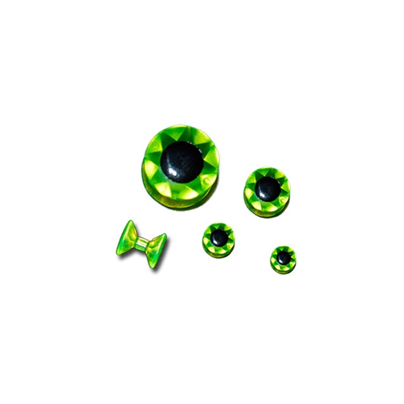 Diamond Fish Eyes 4 mm Black