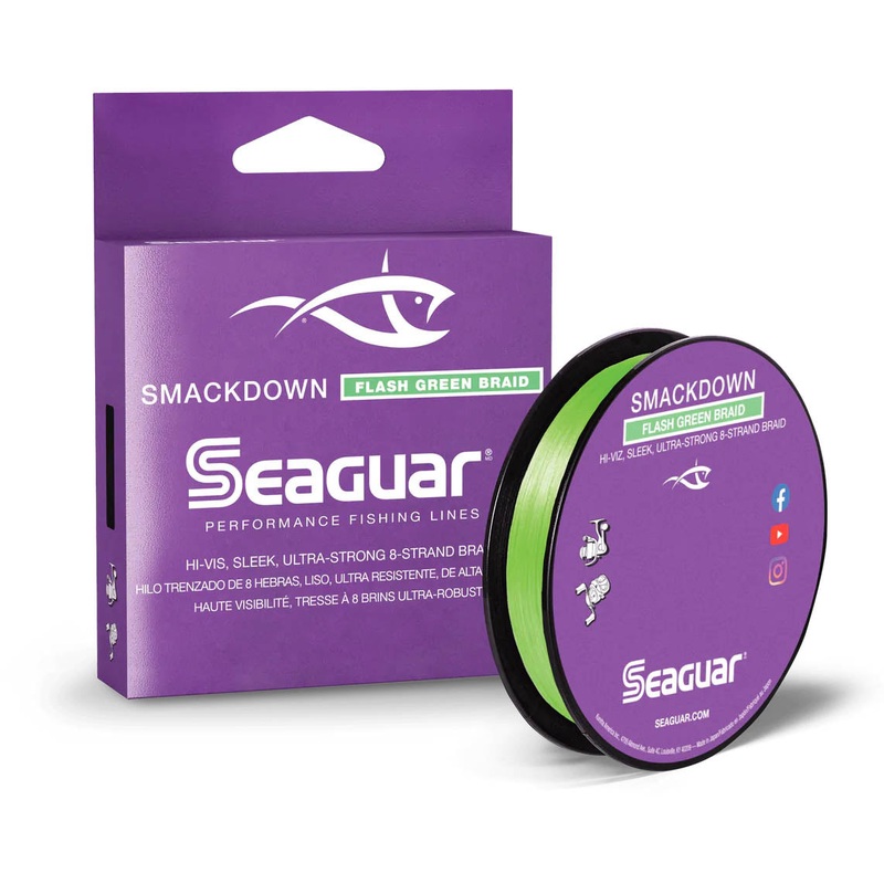 Seaguar Smackdown Braid 300 Yards Flash Green 10 lb