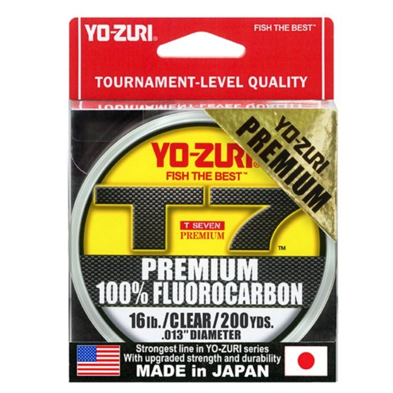 Yo-Zuri T7 Premium Fluorocarbon 200 Yards 6 pound