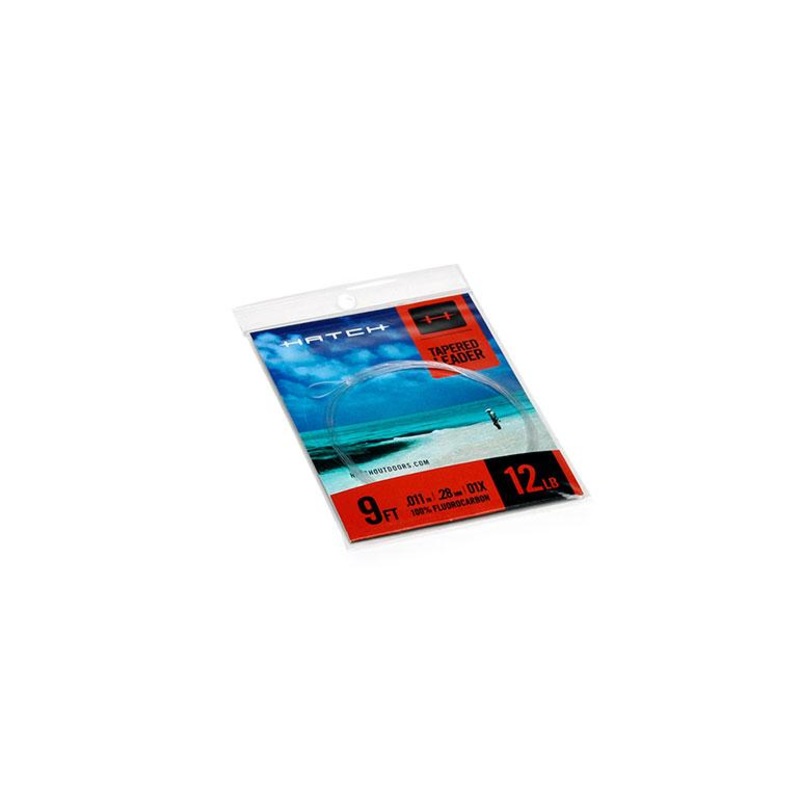 Hatch Saltwater Fluorocarbon Tapered Leader 9′ 10lb