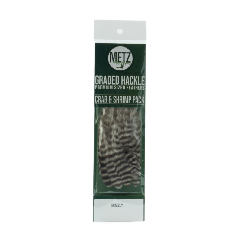 Metz Hackle Crab/Shrimp Pack White