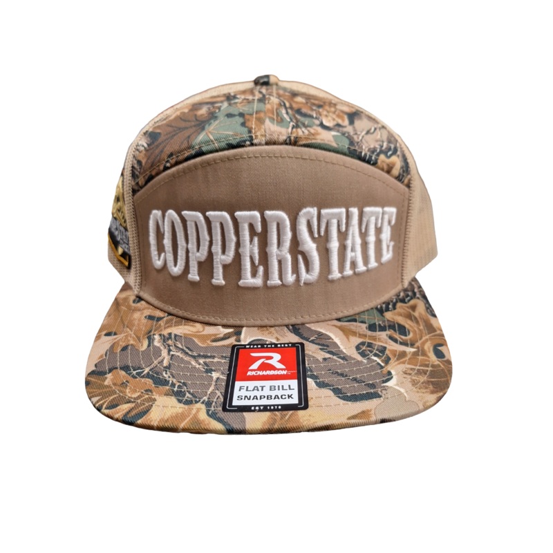 COPPERSTATE TACKLE VARSITY DROP BOLD LOGO FLAT BILL HAT