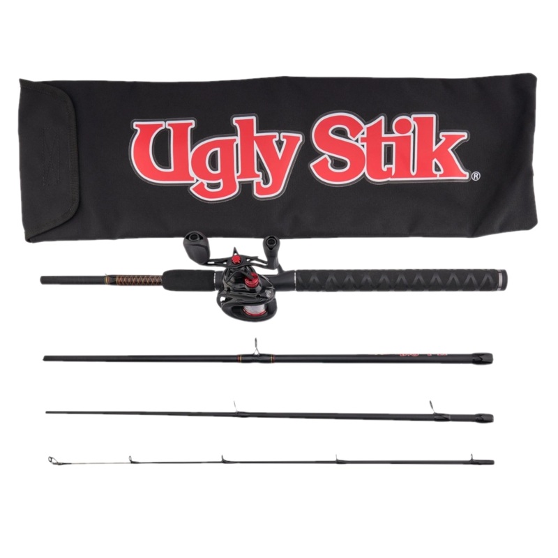 GX2 Travel Baitcast Kit, 7′ MH 4pc