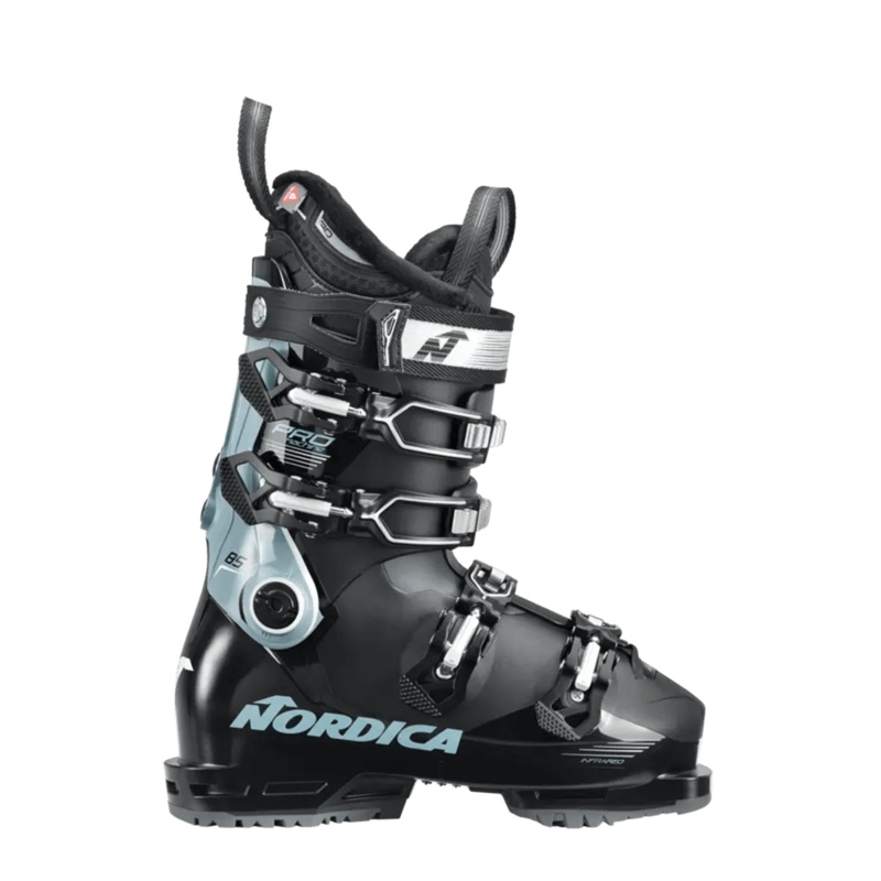 NORDICA WOMEN’S PROMACHINE 85 SKI BOOTS 2024 BLK/AVIO/WHT 23.5