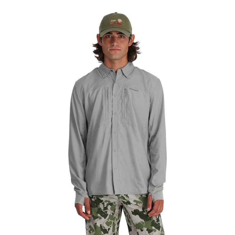 Simms M’s Intruder Bicomp LS Shirt Cinder S