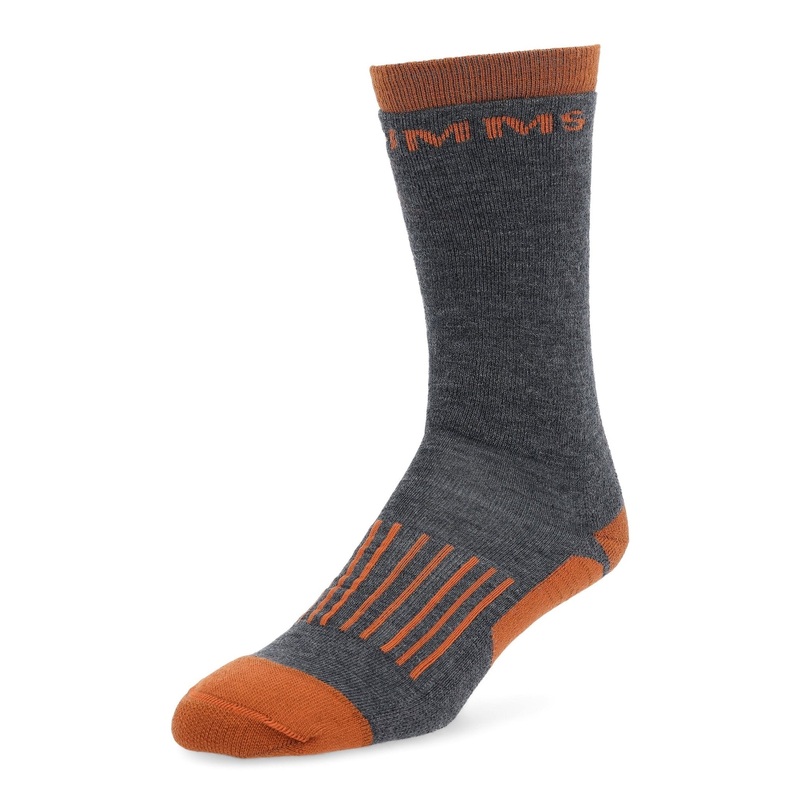 Simms M’s Merino Midweight Hiker Socks M FLAME