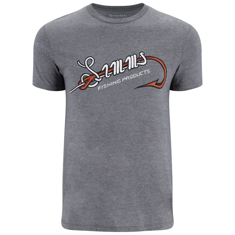 Simms Men’s Hook & Loop T-Shirt Athletic Heather S