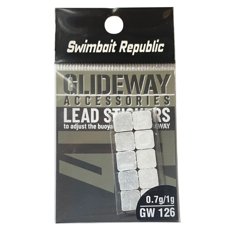 Swimbait Republic Glideway Lead Stickers (5 Pk) Glideway 126