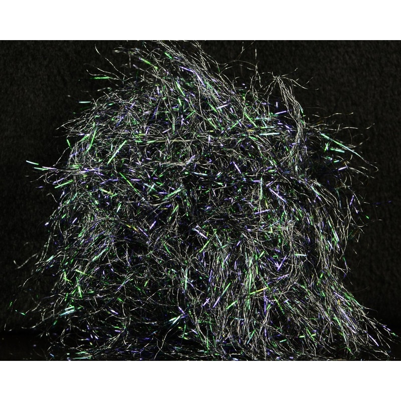 Hareline Spectrum Glimmer Chenille Black