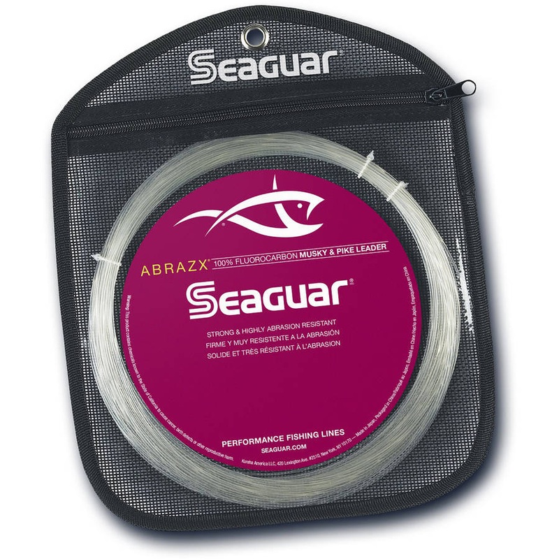 Seaguar AbrazX 100% Fluorocarbon Musky/Pike Leader 80lb