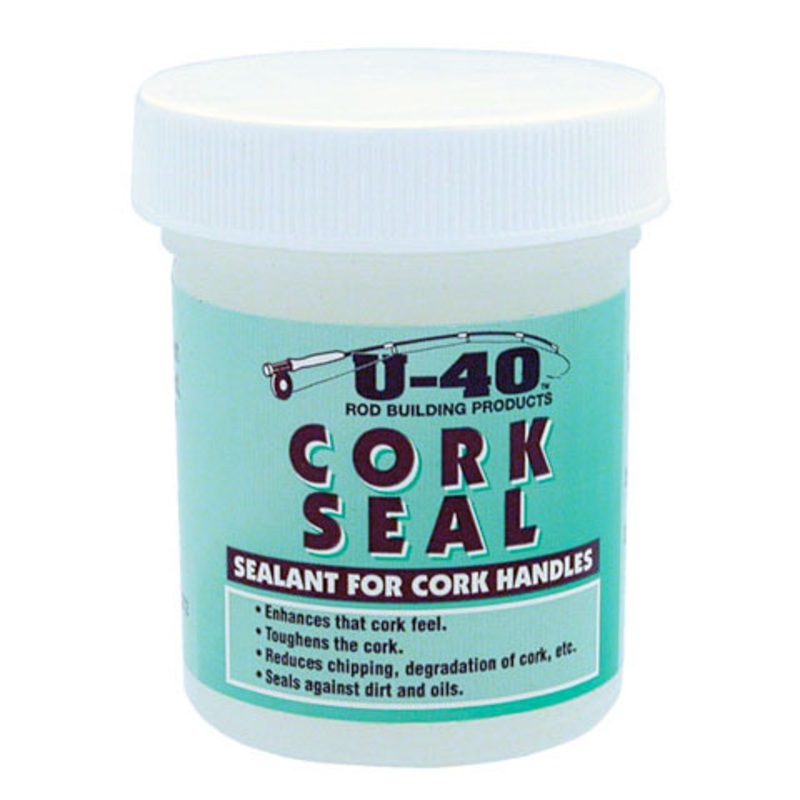 U-40 Cork Seal (2 oz.)  Protective Sealer for Cork Rod Handles