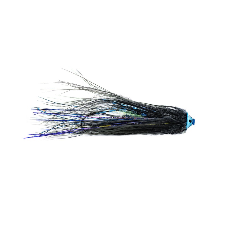 Aqua Flies Stu’s Metal Head Tube – Black/Blue (3-Pack) Black/Blue