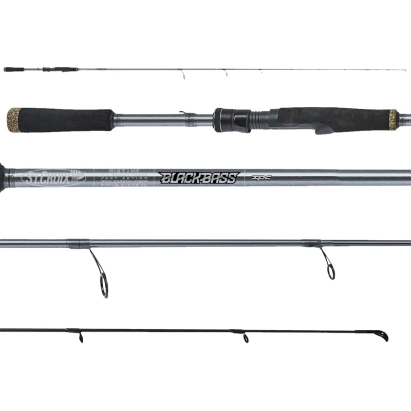 Black Bass Spinning Rod (With Variants) 7’1″ MH F