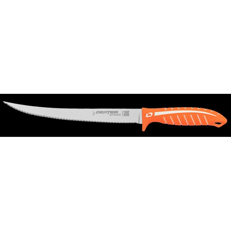 Dexter Dextreme 10″ Tiger Edge Scalloped Fillet Knife with Sheath
