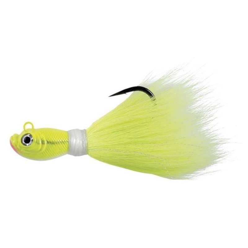 SPRO Power Bucktail Jig HD w/ O’Shaugnessy Hook White 6 oz