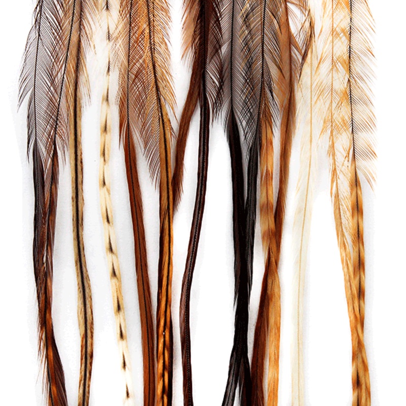 Whiting Farms 100 Saddle Hackle Pack #10 Black