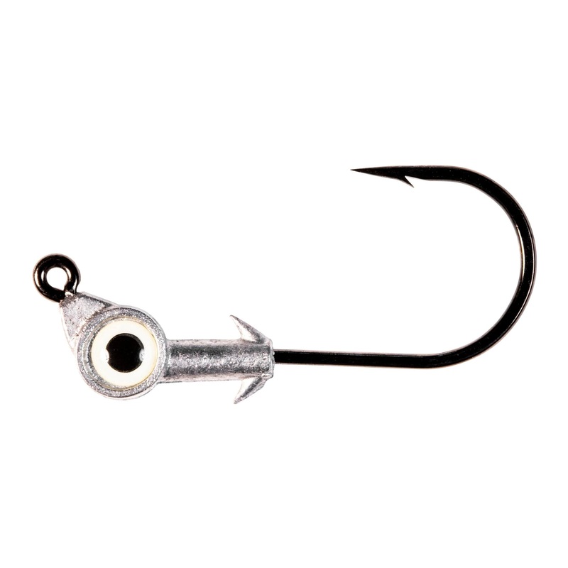 Z-Man Swimbait Eye Jigheads 3 pack Glow 1/8 oz – 3/0