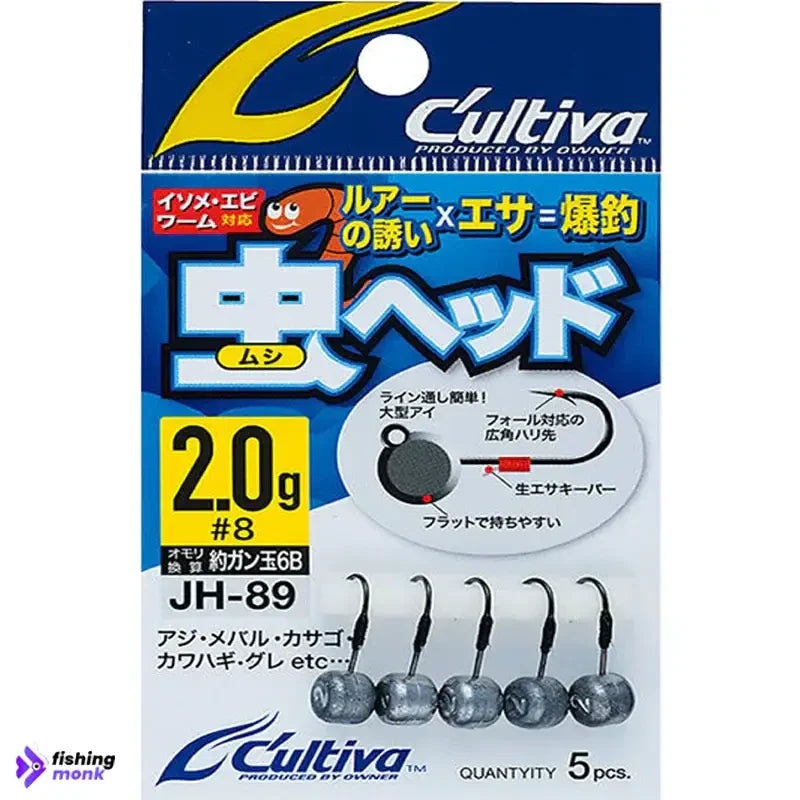 Owner Cultiva Mushi Head Jig Head | Size#0.5-3g 0.5g
