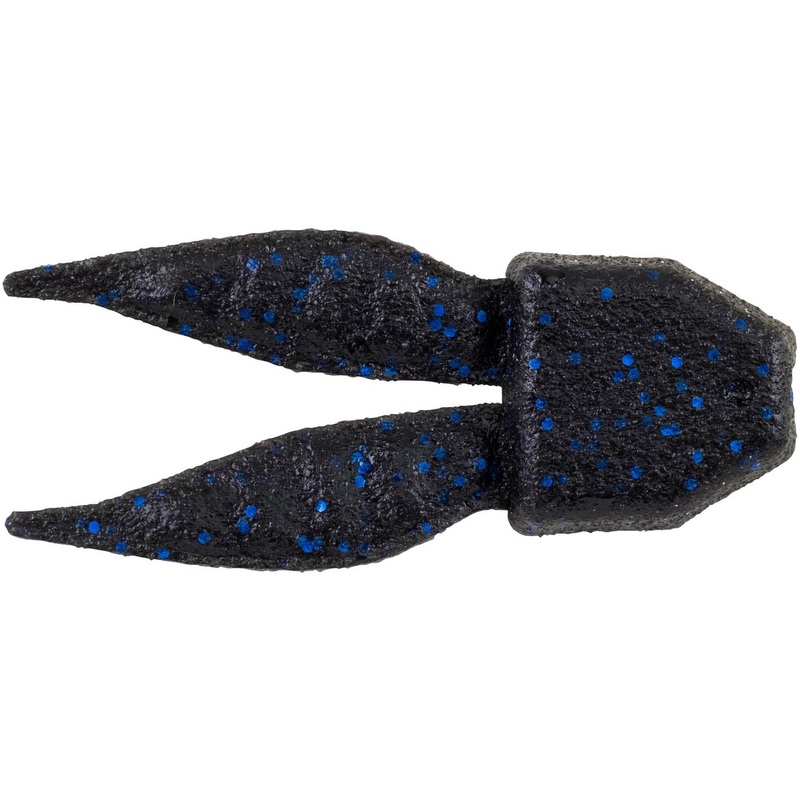 Berkley PowerBait MaxScent Power Chunk 3 inch Trailer Black Blue Fleck 3 1/4 Inch