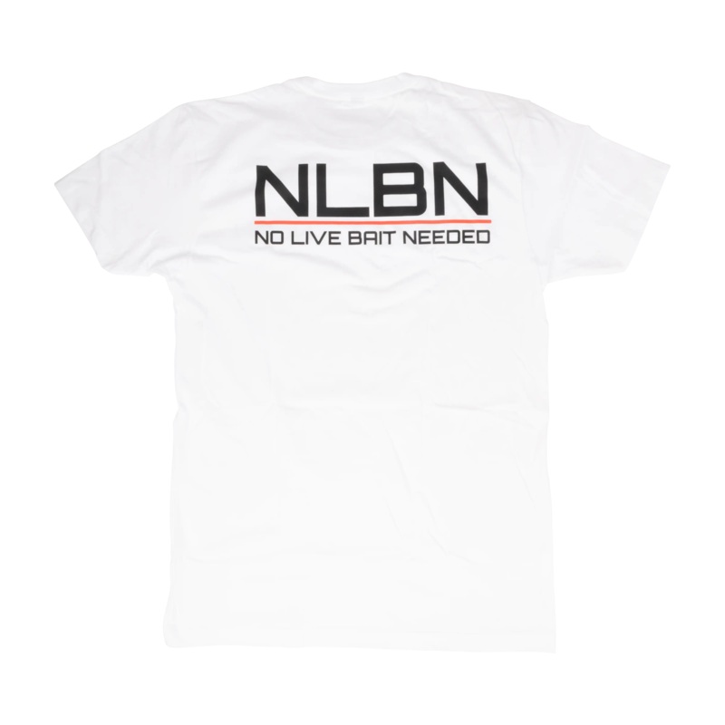 NLBN Red Lockup Cotton Short Sleeve Tee  Charcoal & White Charcoal Small